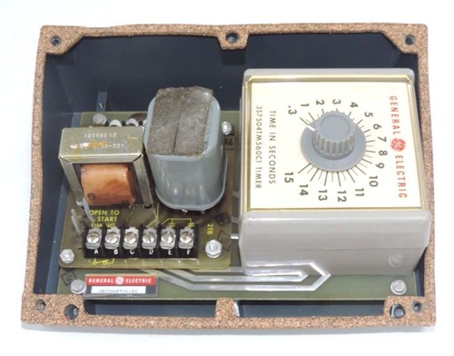 NIB GENERAL ELECTRIC 3S7504ET561B6 ELECTRONIC TIMER ASSEMBLY, 3S7504TM560C1
