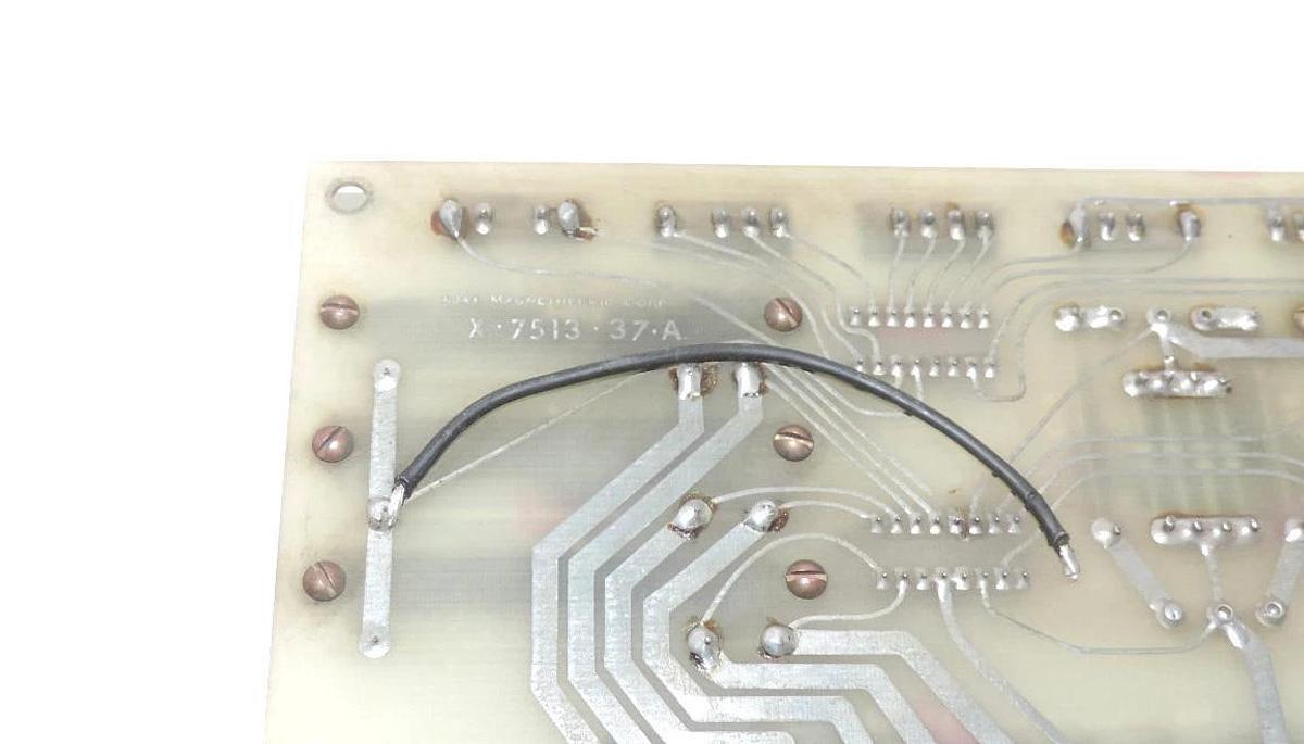 Used AJAX MAGNETHERMIC X-7513-37-A BOARD X751337A