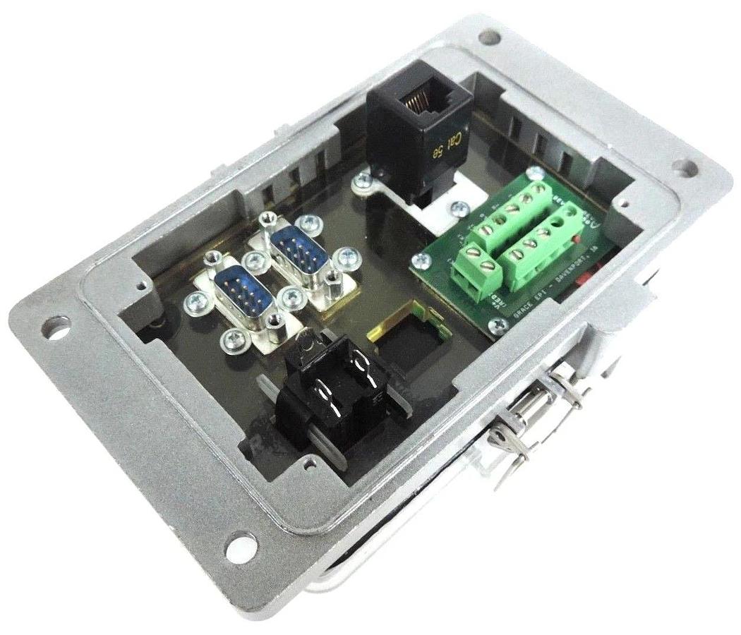 Used GRACE P-D4Q7#2R2-M3R0 GRACEPORT ETHERNET INTERFACE MODULE DEVICENET 120VAC, 5A