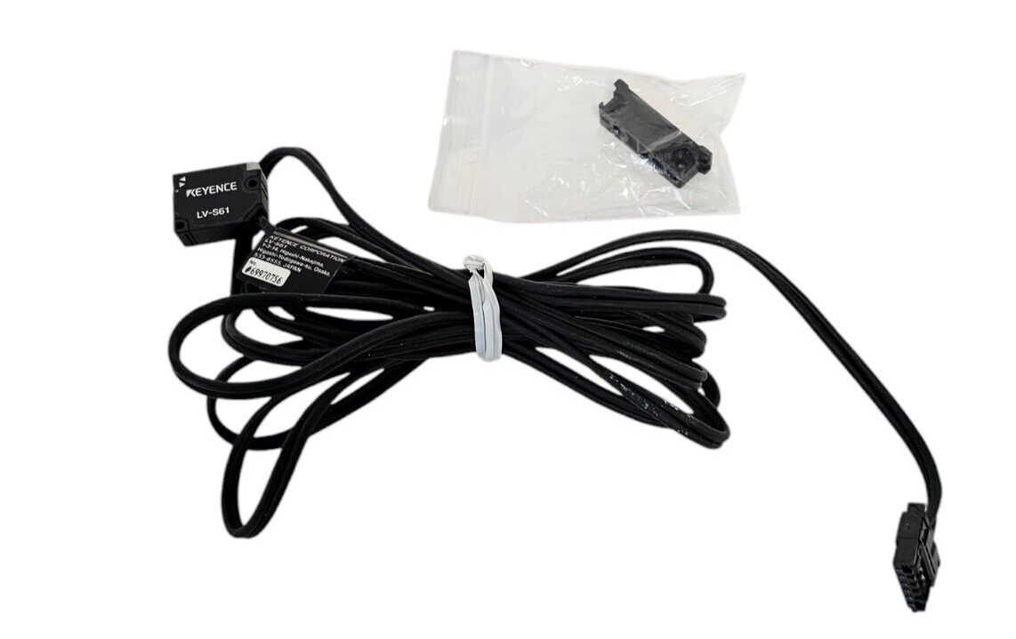 Used NEW KEYENCE LV-S61 PHOTOELETRIC SENSOR LVS61 NSNP