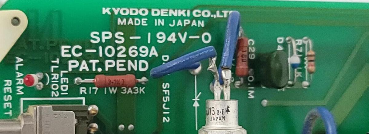 Used KYODO DENKI EC-10269A CONTROL CIRCUIT BOARD CARD SPS-194V-0