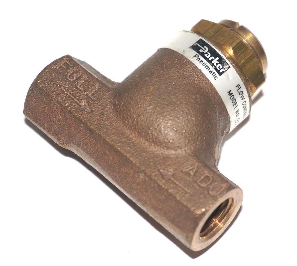 Used LOT OF 2 NEW PARKER S25B CONTROL VALVES 1/4 IN