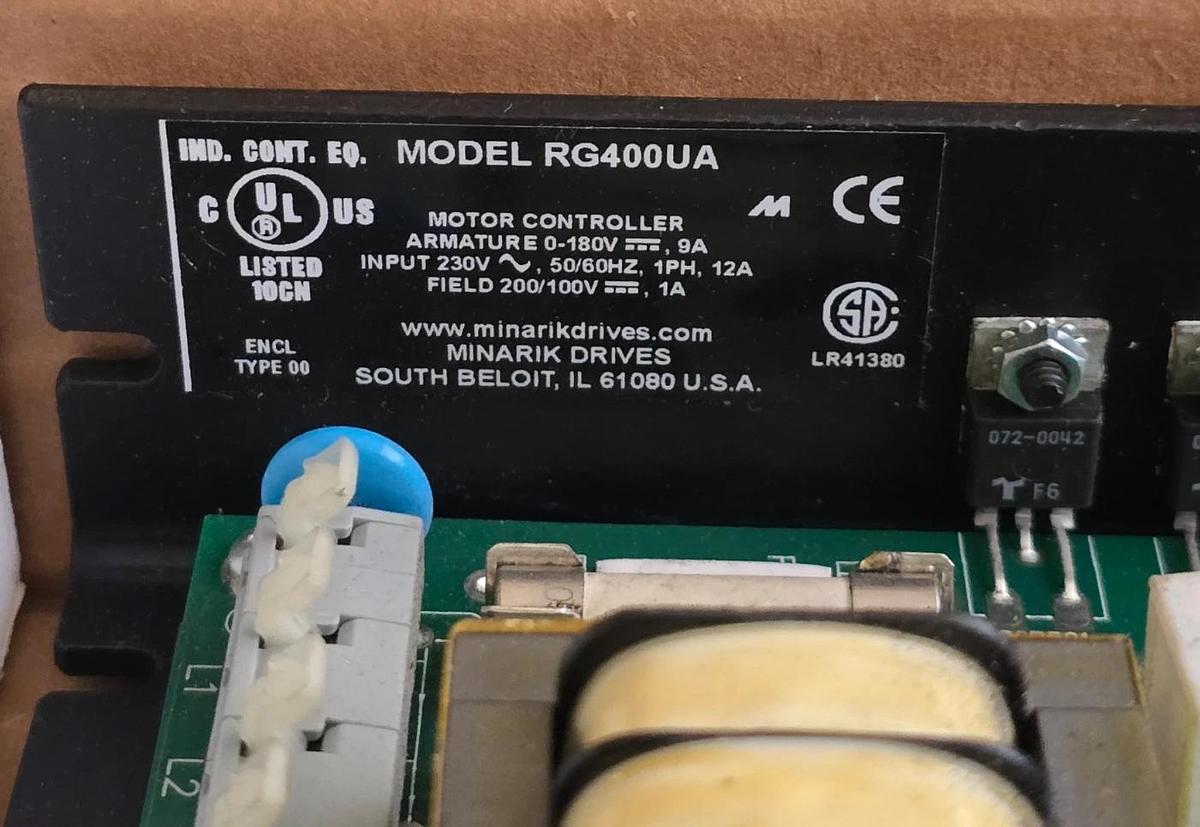 Minarik RG400UA Regenerative DC Motor Controller | Input 230V | 0-180VDC | NSMP