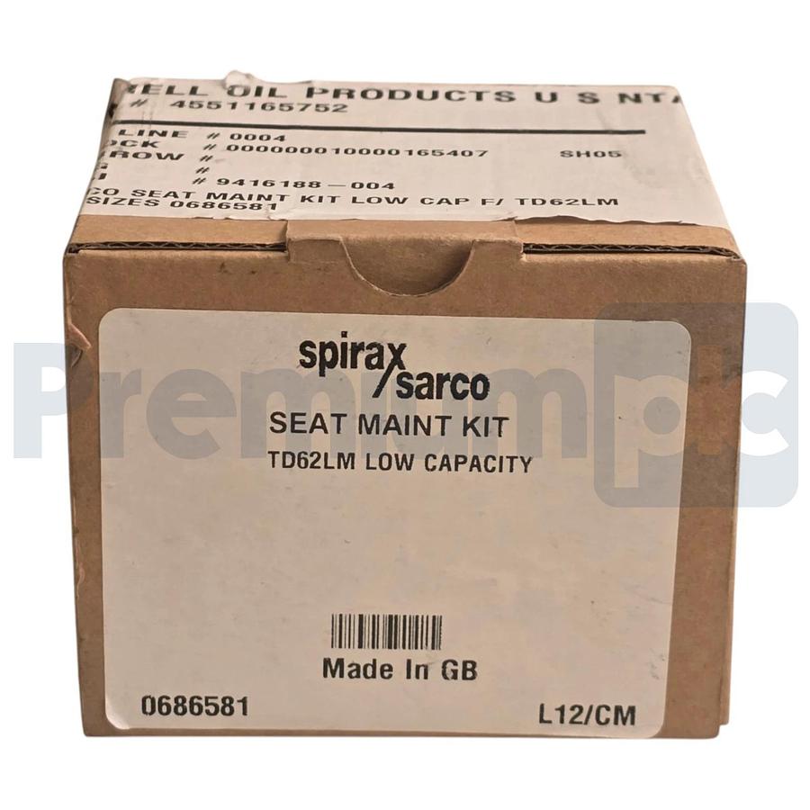 Spirax Sarco 0686581 Seat Maintenance Kit for TD62LM 1/2"-1" Steam Traps NSMP