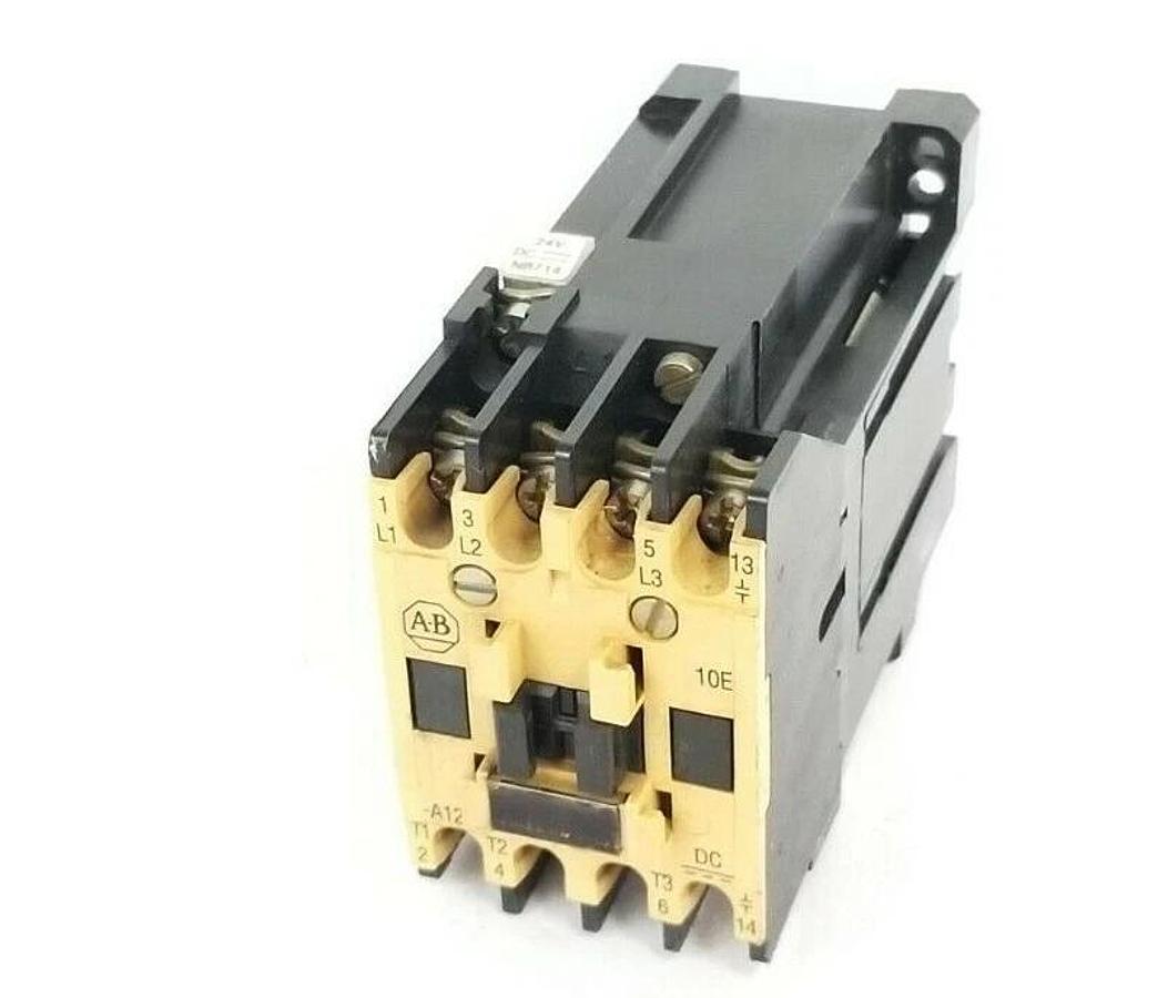 Used ALLEN BRADLEY 100-A12NZ*3 CONTACTOR 100A12NZ3, 24V DC, SERIES B