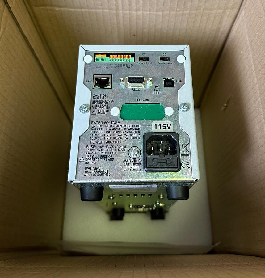Used NEW AMETEK SORENSON XEL60-1.5P / XEL6015P DC LINEAR POWER SUPPLY 1.5A 60V XEL