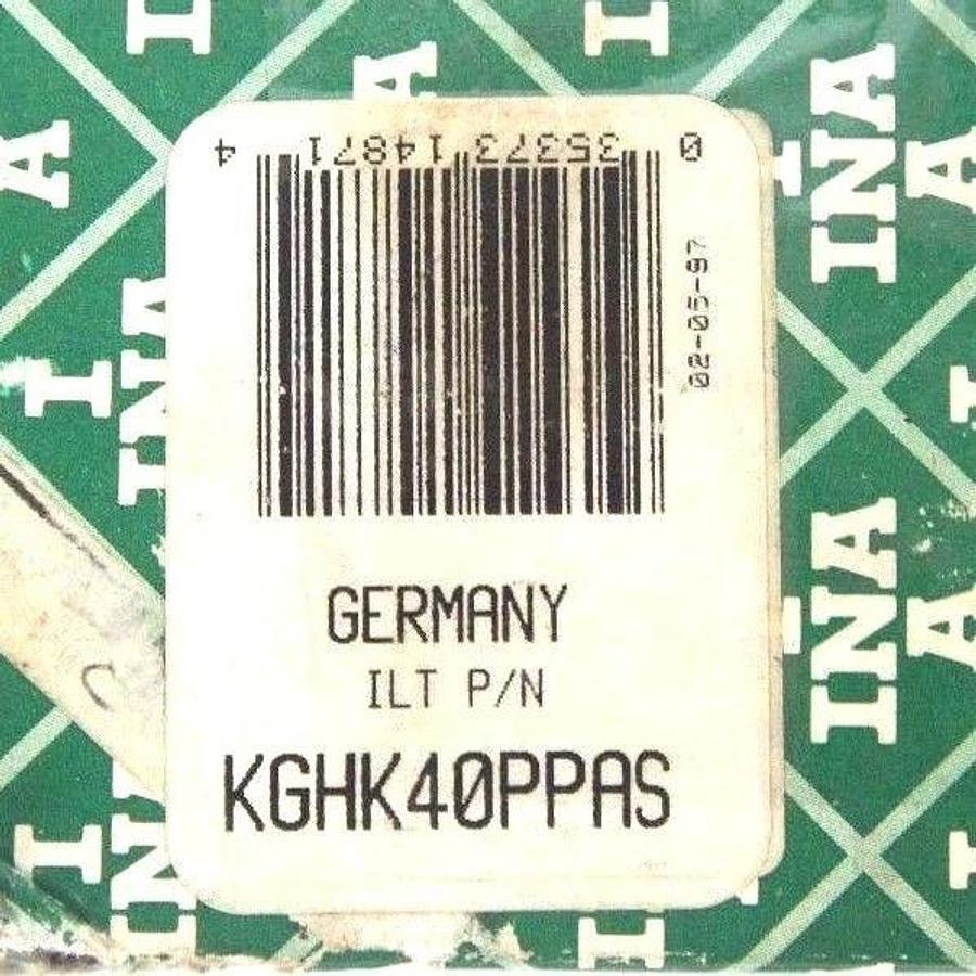 Used NIB INA KGHK40PPAS LINEAR DRAWN CUP BEARING UNIT