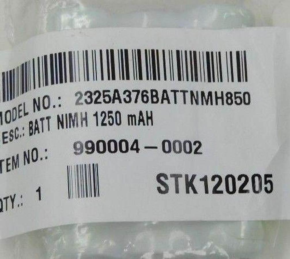 Used NEW NICKEL-METAL HYDRIDE BATTERIES 990004-0002, NIMH 1250 mAH STK120205, QTY: 11