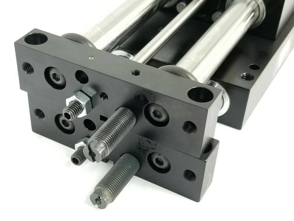 LOT OF 2 NEW AGI MFG. AGS-5 LINEAR SLIDE AIR CYLINDERS AGS5