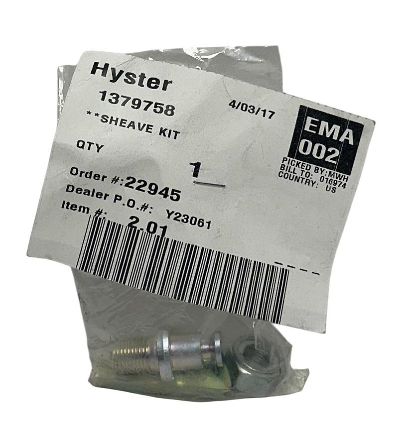 Used HYSTER 1379758 / HY1379758 OEM SHEAVE KIT FOR FORKLIFT NSNP