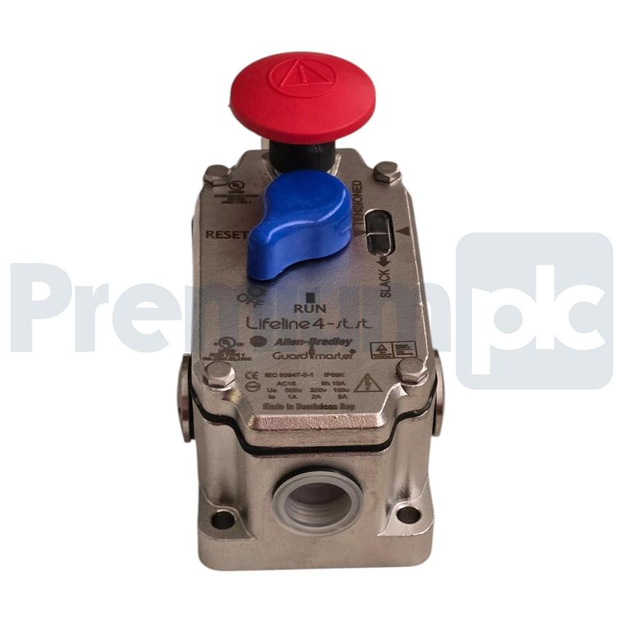 Surplus Allen Bradley 440E-L22BNSM /A Guardmaster Lifeline 4 Cable Pull Switch
