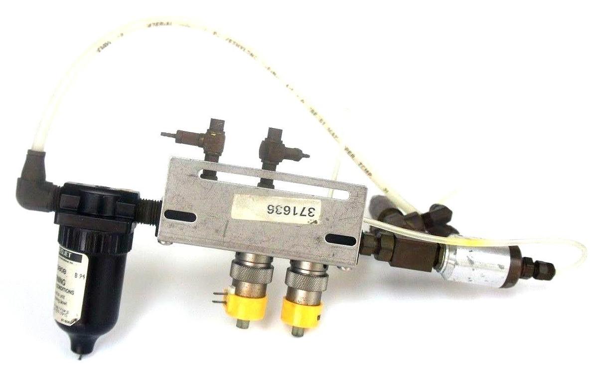 Used VIDEOJET 203808 FILTER ASSEMBLY FOR INKJET 200PSIG MAX PRESSURE 1/4" NPT