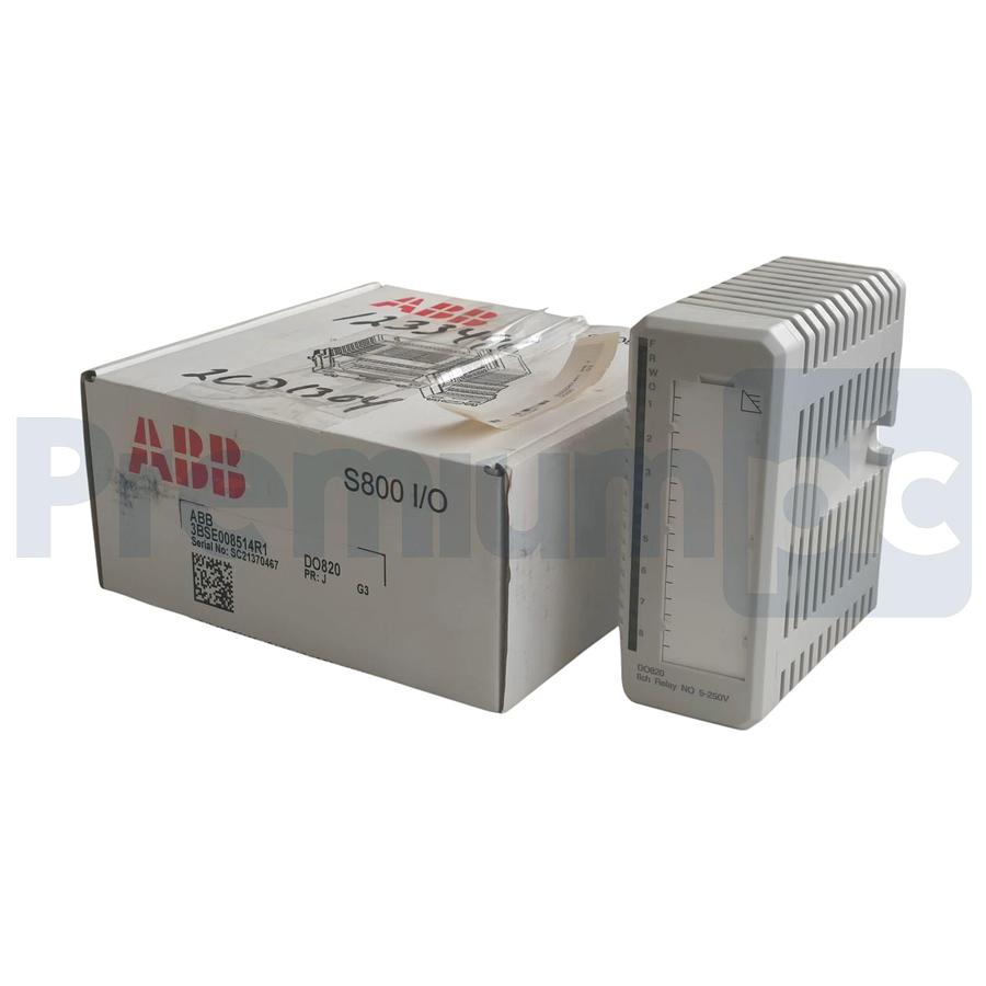 ABB S800 I/O 3BSE008514R1 DO820 Digital Output Module 8-Ch Relay PR:J G3 NSMP
