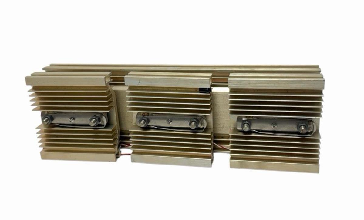 Used GENERIC 12M10-4 RECTIFIER STACK W/ 3 GE C-380-P SILICON CONTROL RECTIFIERS C380P