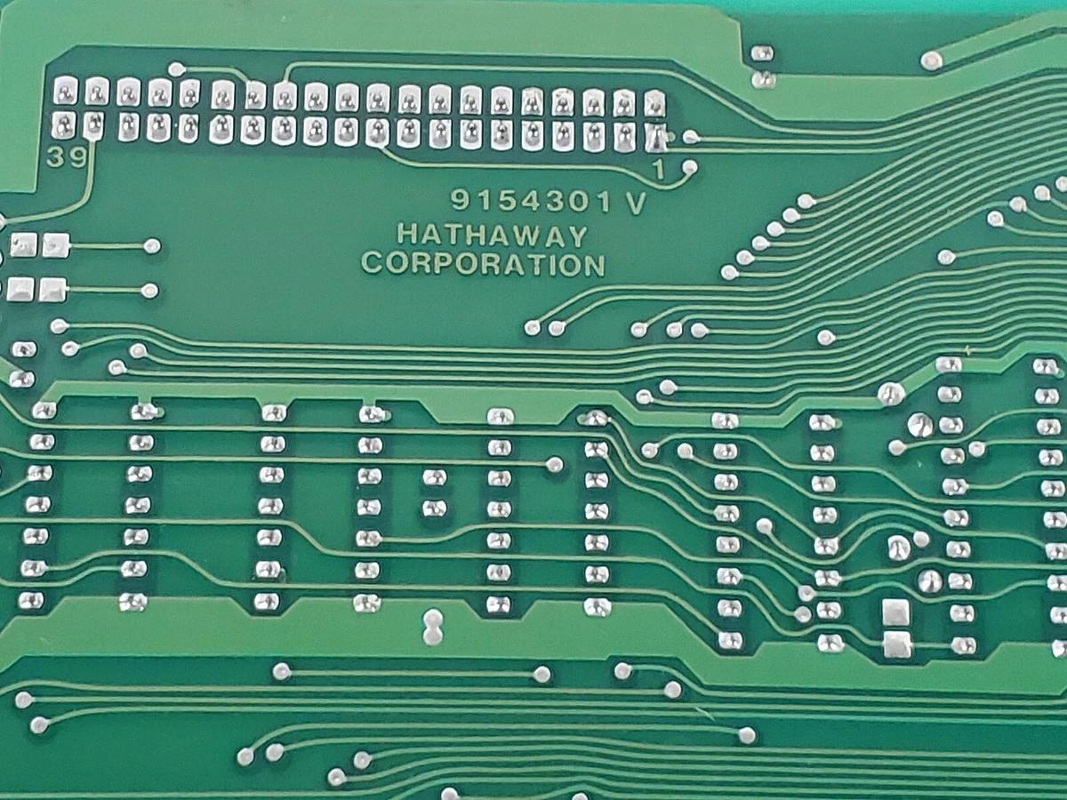 Refurbished HATHAWAY CORP. 91542-01 CPU BOARD REV. AF 9154301V 9154201 (REPAIRED)