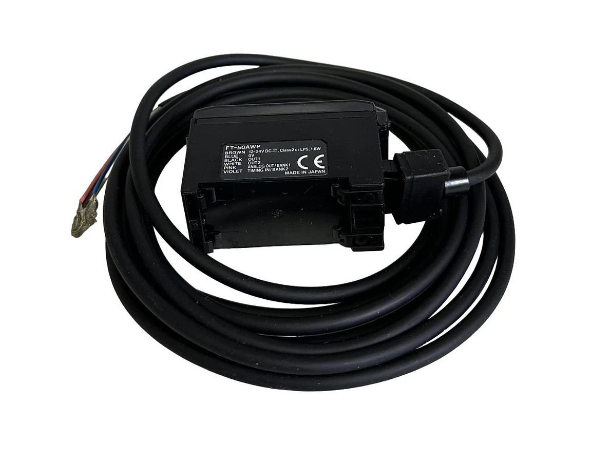 NEW KEYENCE FT-50AWP / FT50AWP MULTI-FUNCTION TEMPERATURE SENSOR 12-24Vdc LED