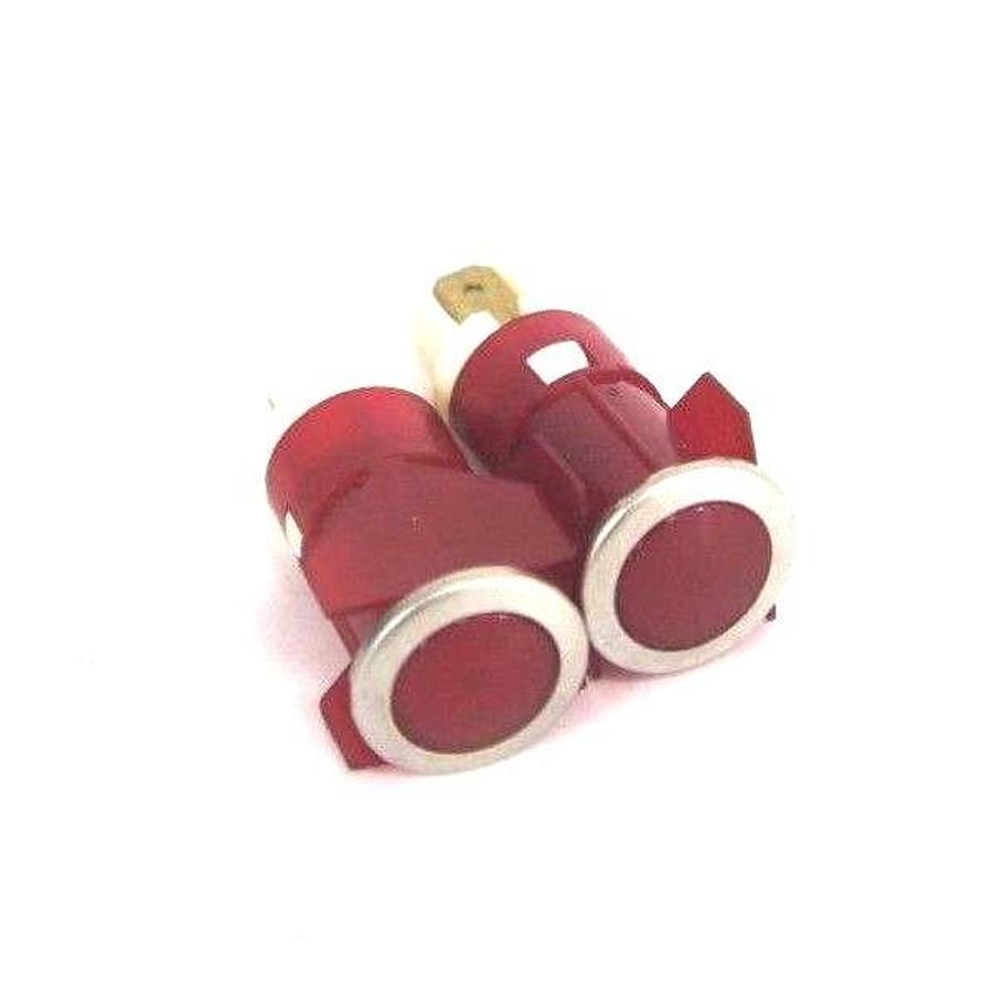 Used BOX OF 2 NEW AMP 1-380671-2 LAMP INDICATORS RED, 24V, L24F2B, 13806712
