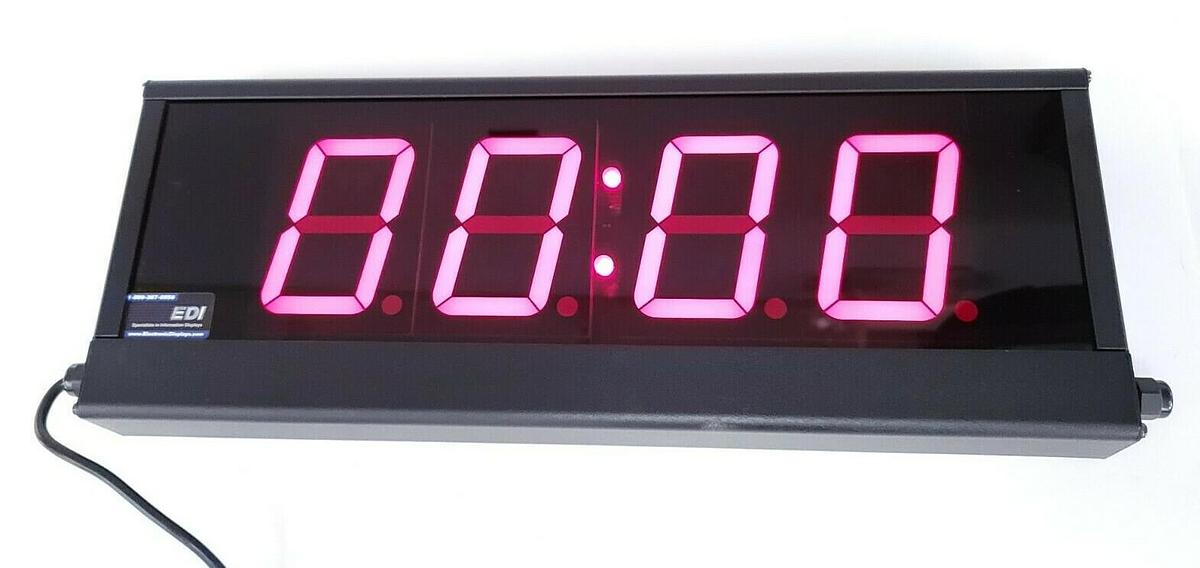 Used NEW EDI ED406-102-4D-N1 UP COUNT W/RESET OR TIMER W/RESET 120VAC 60HZ 0.1A