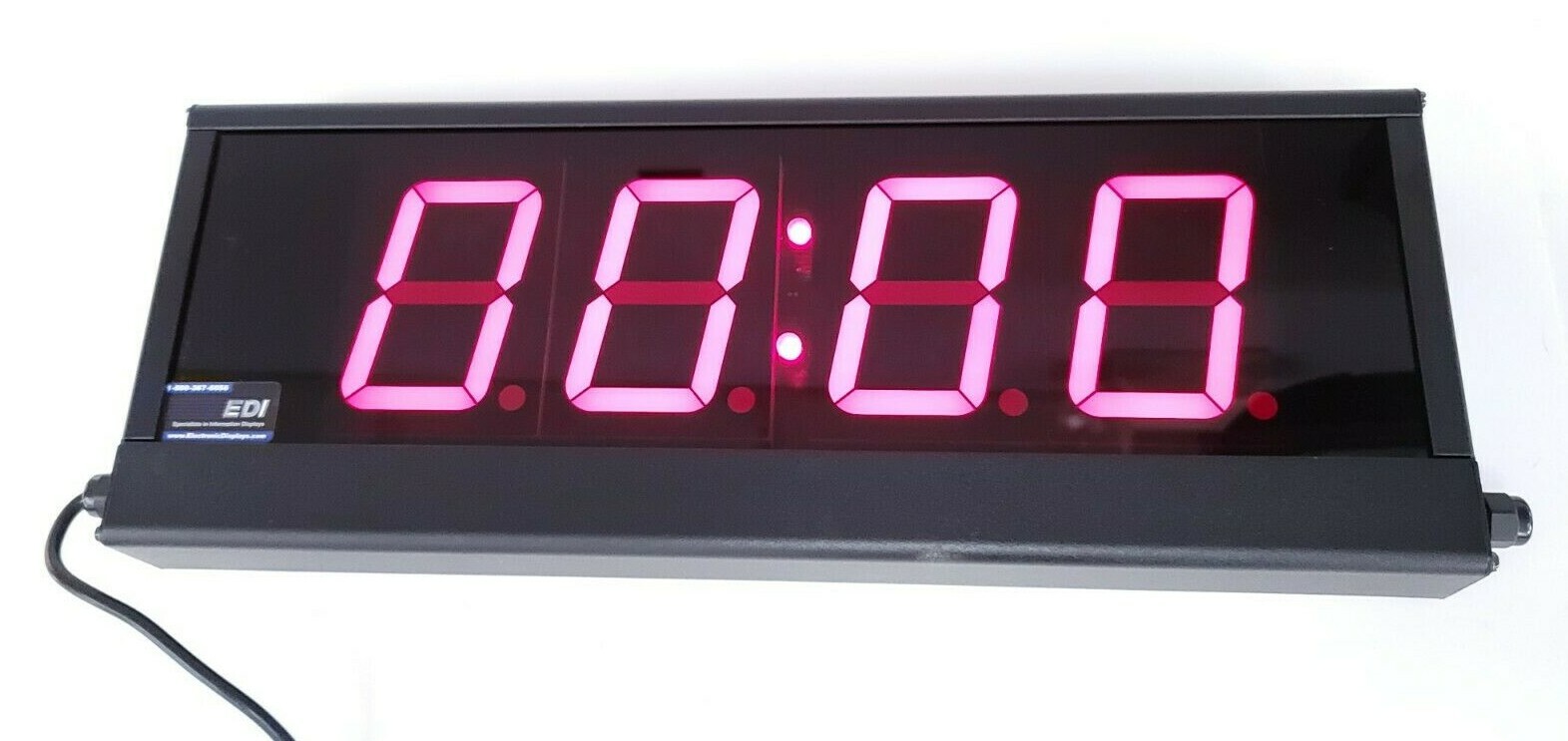 Used NEW EDI ED406-102-4D-N1 UP COUNT W/RESET OR TIMER W/RESET 120VAC 60HZ 0.1A