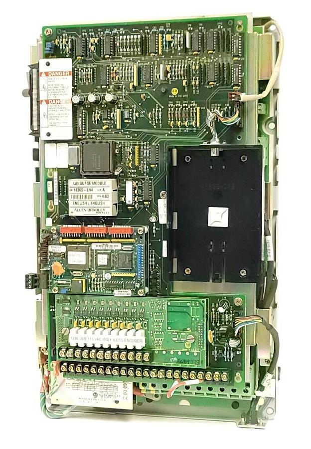 Used ALLEN BRADLEY 1336S-B020-AX-EN4-L6 SER. D 20HP AC DRIVE 1336SB020AXEN4L6