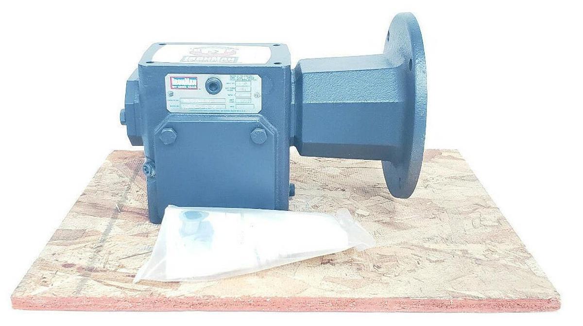 NEW LEESON IRON MAN W8180049.00 BM818-5-R-56 RIGHT ANGLE GEAR REDUCER 1.70HP 5:1