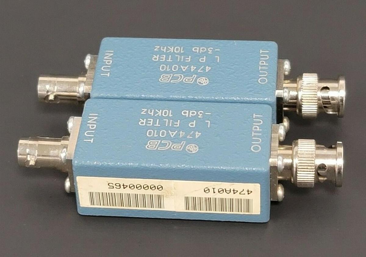 Used LOT OF 2 PCB 474A010 L P FILTERS -3DB 10KHZ