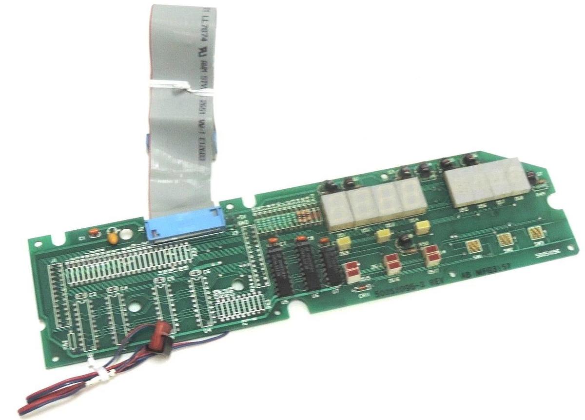 Used ABB TAYLOR 500S1096-3 DISPLAY CARD 500S1096