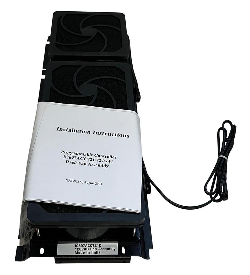 Used GE FANUC IC697ACC721D / IC697ACC721 Series 90-70 Rack Cooling Fan 115V OEM NSMP