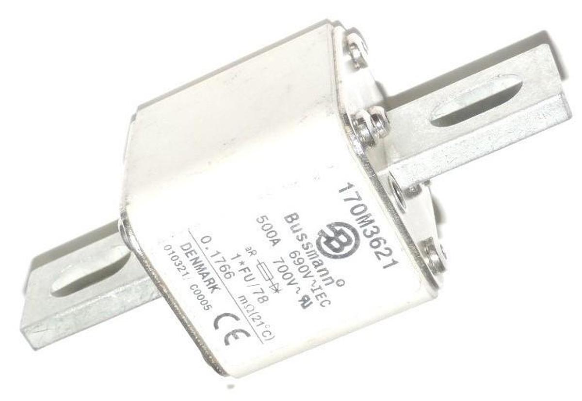 Used COOPER BUSSMANN 170M3621 FUSE 500A