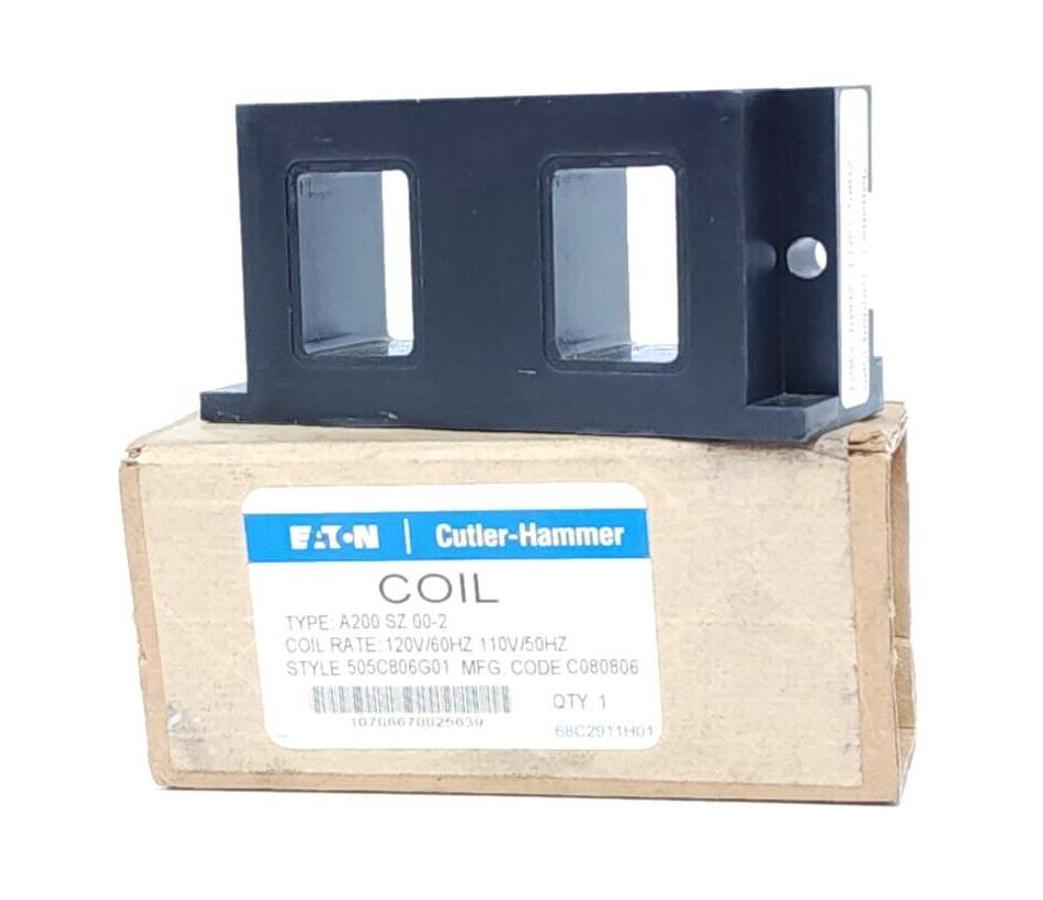 Used NEW EATON CUTLER-HAMMER 505C806G01 COIL A200 SIZE 00-2 110/120V 50/60Hz