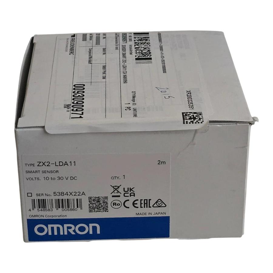 Omron ZX2-LDA11 2M Laser Smart Sensor Amplifier Unit NPN 10-30VDC ZX2LDA11 NSMP
