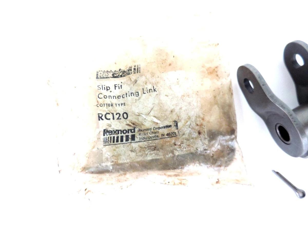 LOT OF 2 NEW REXNORD RC120 OFFSET LINKS