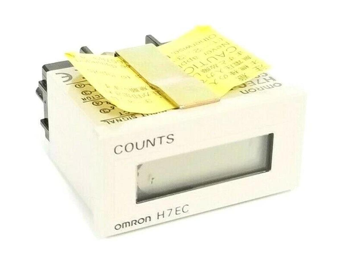 Used OMRON H7EC-B COUNTER MODULE W/ MOUNTING BRACKET H7ECB