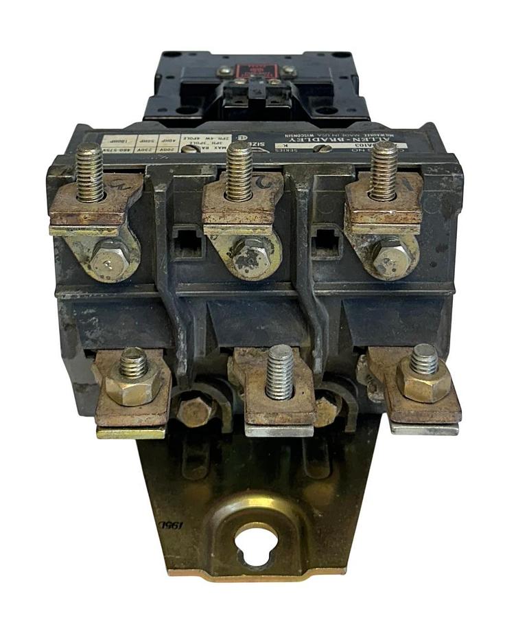 Used For Parts ALLEN BRADLEY 709-EOA103 /K STARTER SIZE 4 200-575V 3PH 40-100HP 74A86