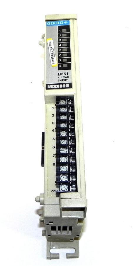 Used GOULD MODICON B351 INPUT MODULE 115VAC
