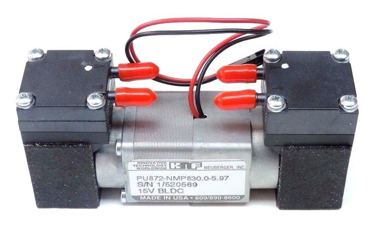 Used NIB WATERS WAT079707 VACUUM PUMP VAC DEGAS, KNF PU872-NMP830.0-5.97