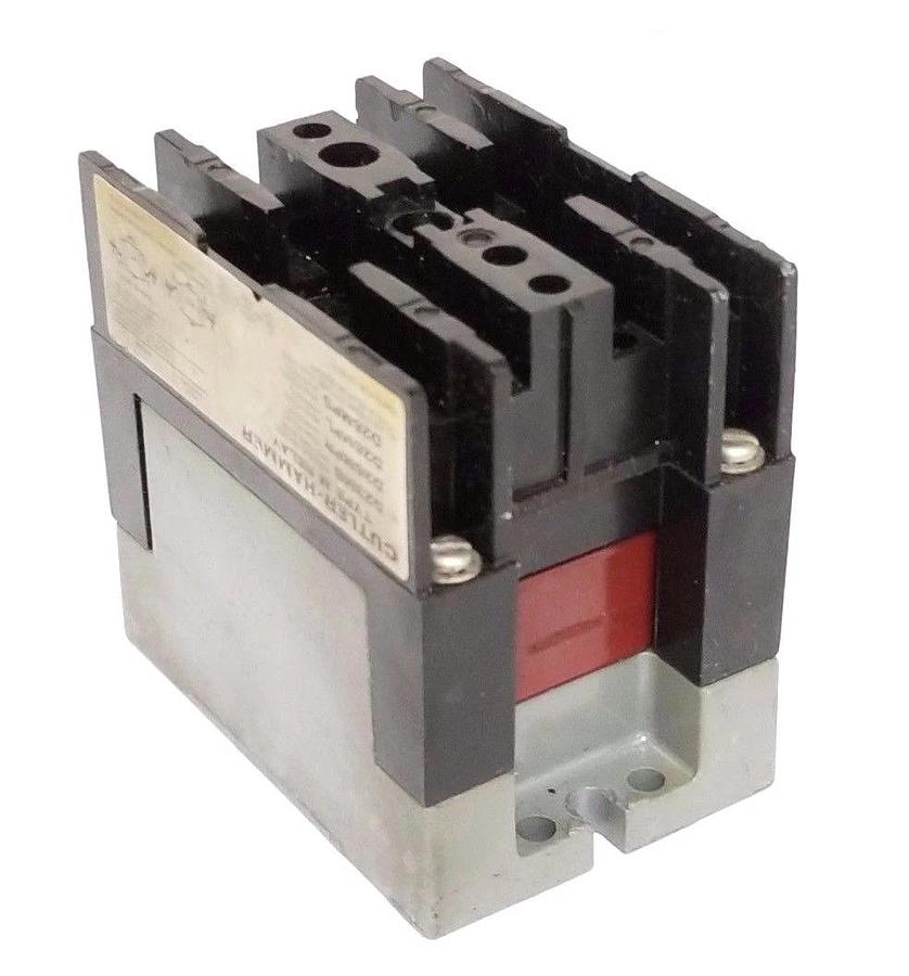 Used CUTLER-HAMMER D23MB RELAY TYPE M W/ 9-1989-1 COIL 110/120V