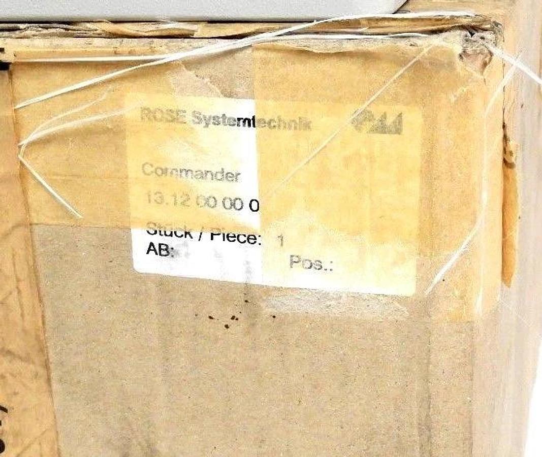 NEW ROSE SYSTEMTECHNIK 13.12.00.00.0 ENCLOSURE W/ FRONT PLATE SCREWS 131200000