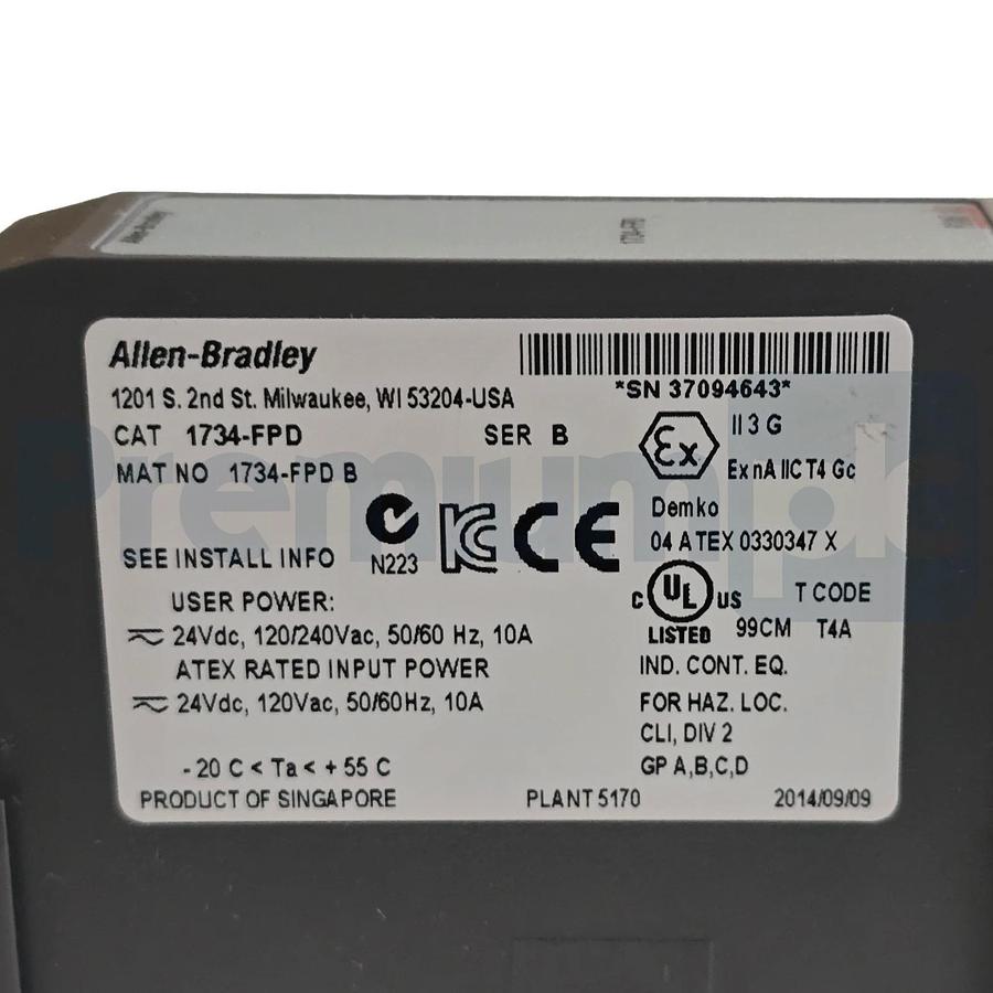 Allen-Bradley 1734-FPD /B POINT I/O Field Distributor Module AC/DC 1734FPD NSMP