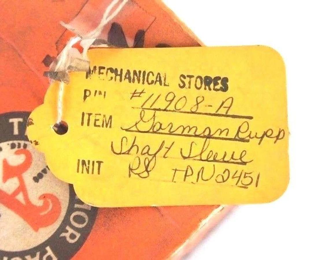 NIB GORMAN RUPP 11908-A SHAFT SLEEVE 11908A