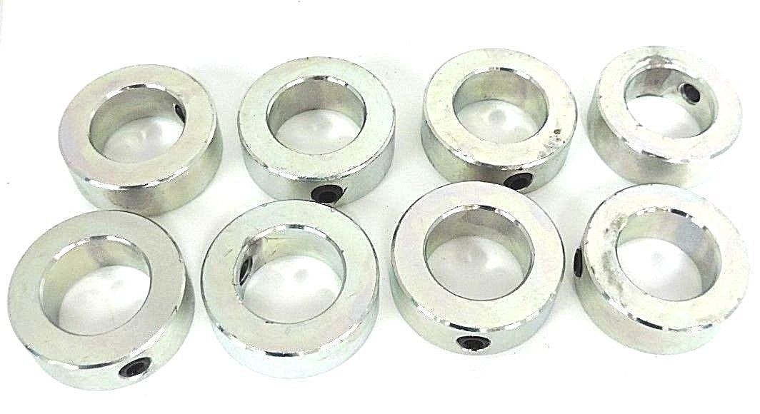 Used LOT OF 8 NEW CLIMAX C-118 STEEL SHAFT COLLARS 1-1/4" ID