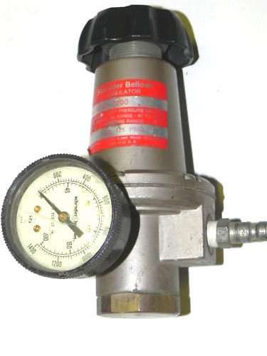 Used SCHRADER BELLOWS 35G2-2200 PRESSURE REGULATOR 5-125PSIG