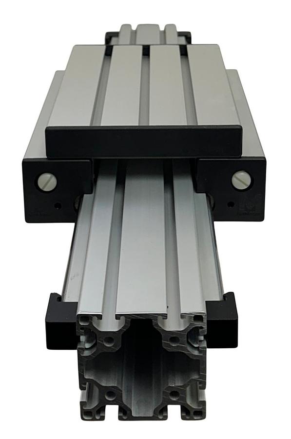 Used MACRON DYNAMICS 10187001 LINEAR SLIDE RAIL ACTUATOR 26'' *DAMAGED PLASTIC NSNP