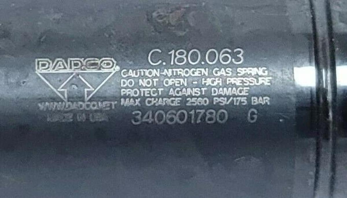 NEW DADCO QB63 3206 NITROGEN GAS SPRING C.180.063
