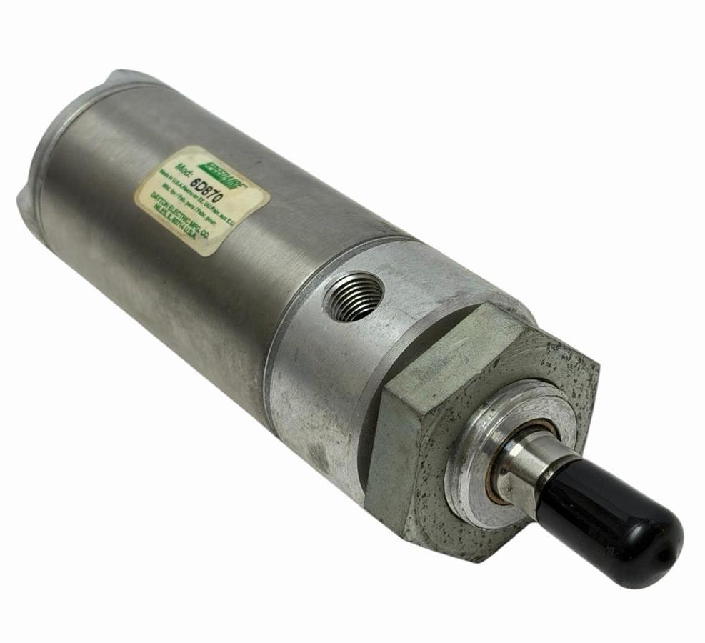 Used SPEEDAIRE 6D870 STAINLESS STEEL CYLINDER 2'' STROKE 2'' BORE 1/4NPT''