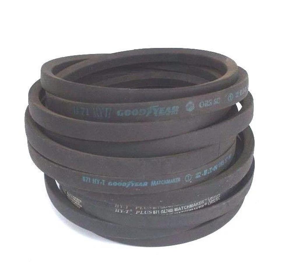 Used LOT OF 5 NEW GOODYEAR HY-T PLUS B71 (5L740) MATCHMAKER V-BELTS 5L740