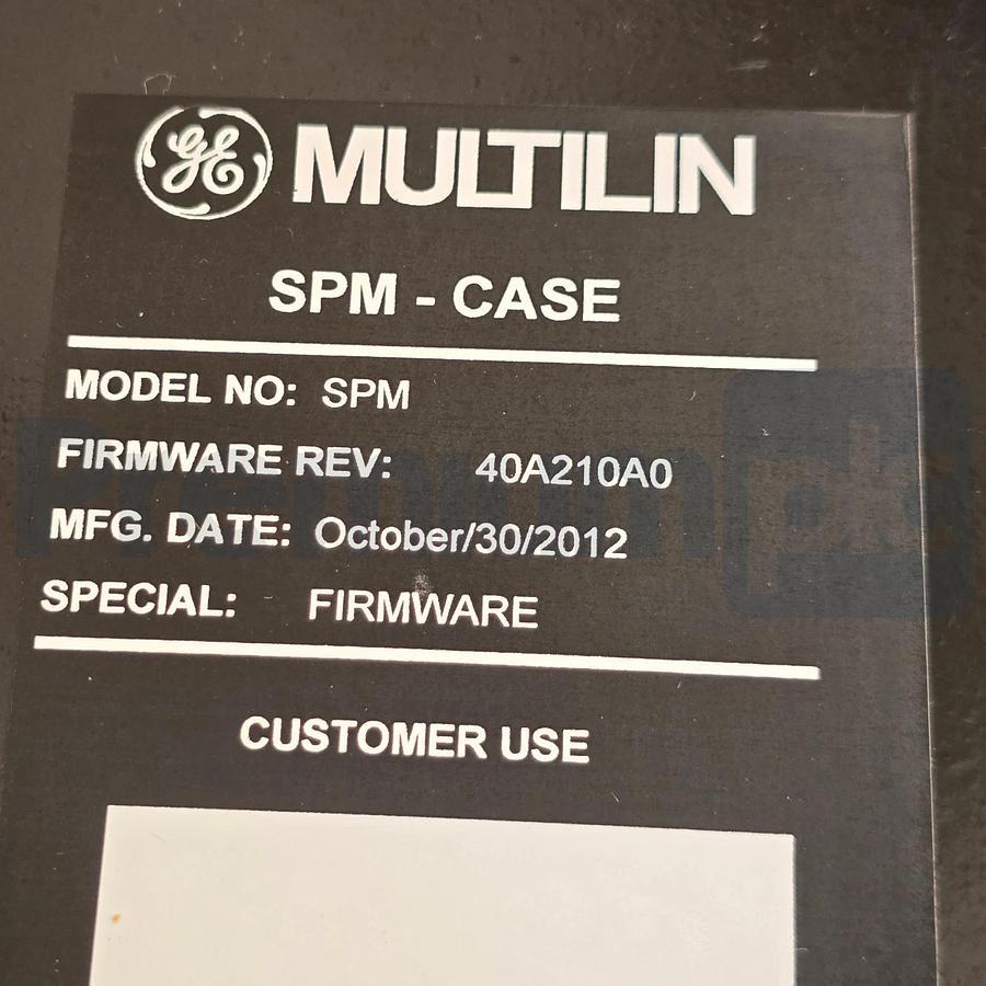 GE Multilin SPM - LEGACY Synchronous Motor Protection and Control Relay NSMP