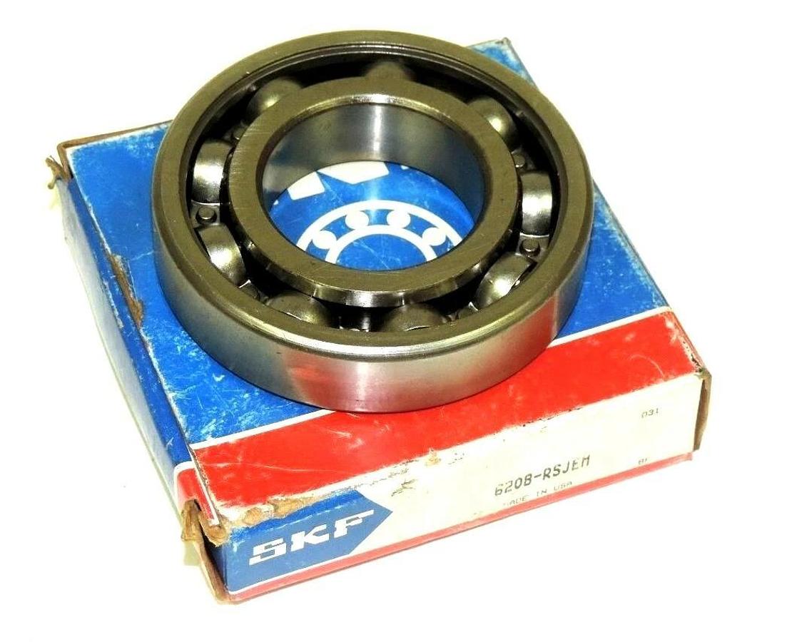 Used NIB SKF 6208-RSJEM DEEP GROOVE BALL BEARING 6208RSJEM