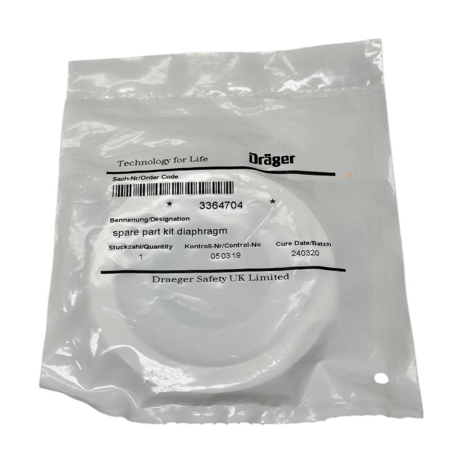 Used Dräger | Drager 3364704 Spare Part Kit Diaphragm for Breathing Equipment NSFS