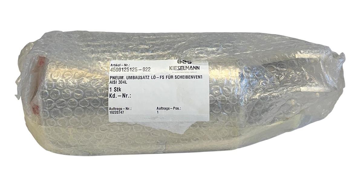 Used KIESELMANN 4500125125-022 / 4500125125022 PNEUMATIC CONVERSION KIT FOR DISC NSMP